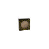 Paire de cache-tétons piercing barre coeur faux diamant peau claire 